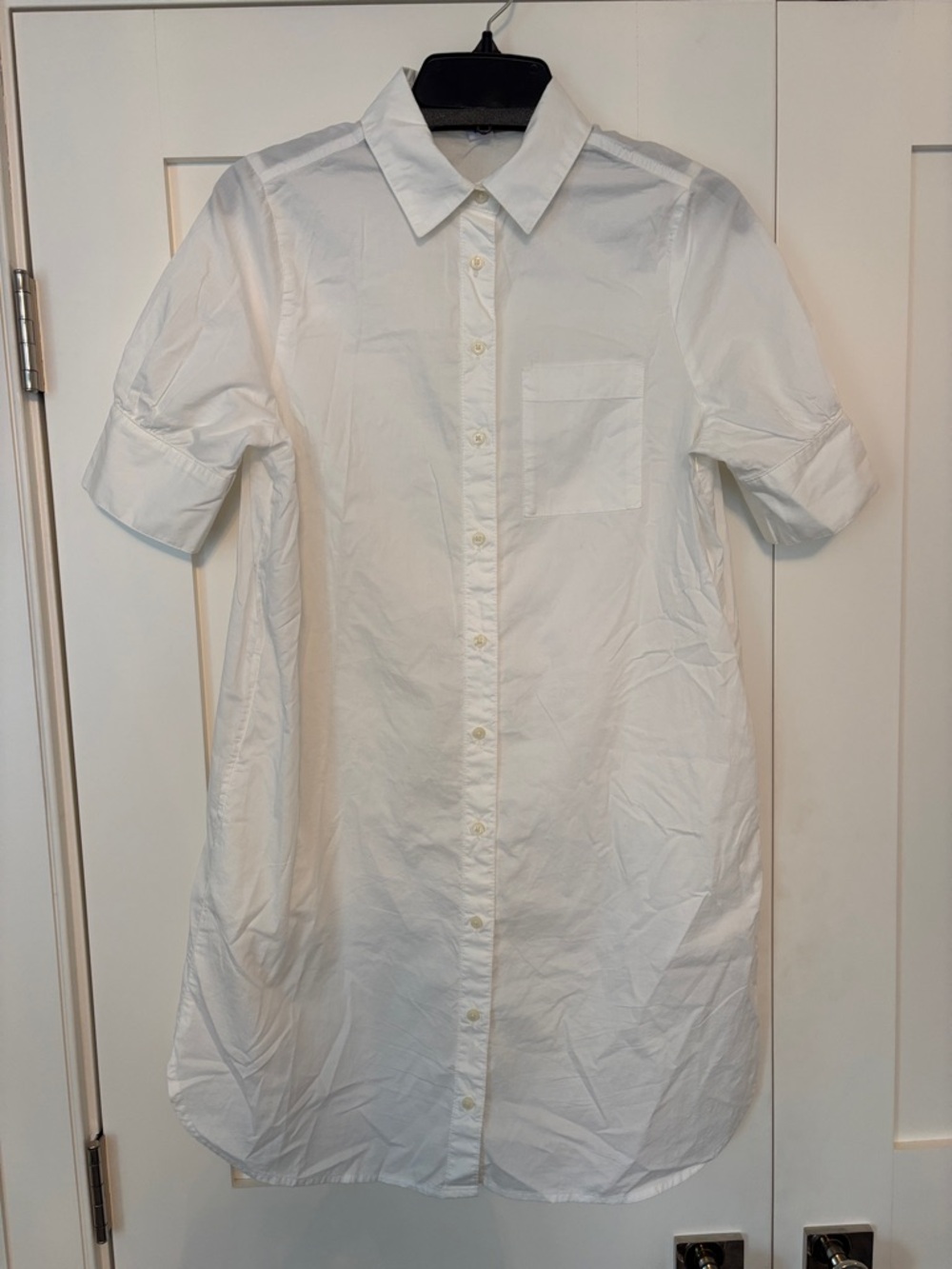 Old Navy classic White Shirt dress with Button Collar - XS
